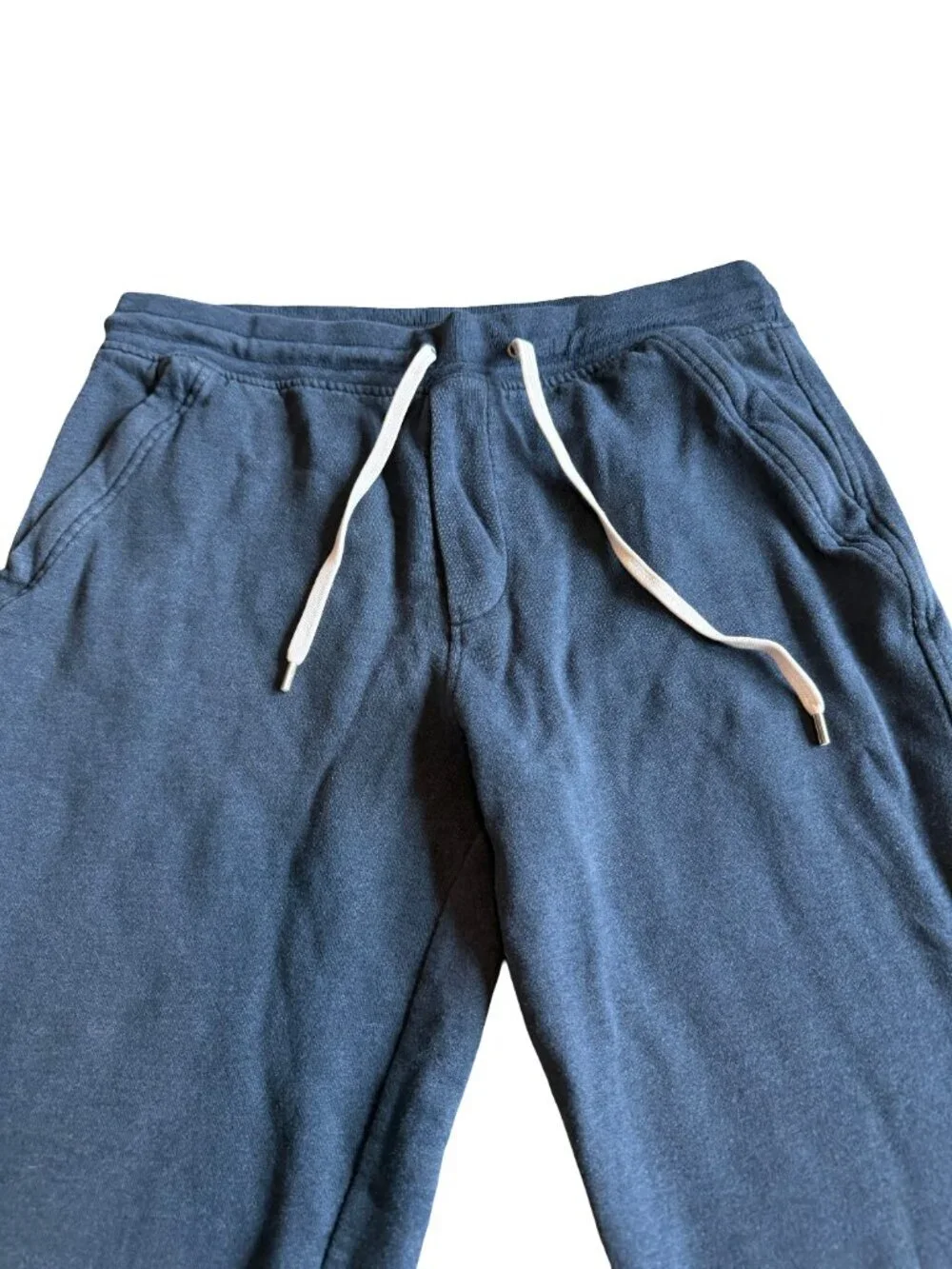 J. Crew Jeans Navy Blue Jogger Sweatpants Drawstring Waist Athleisure Size Large
